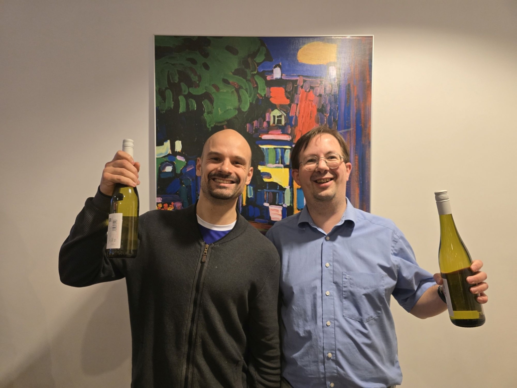 Die Gewinner der Silbermedaille - Dr. Gerben Dirksen und Milan Schirowski
