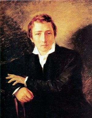 Heine - Portrait von Moritz Oppenheim, 1831